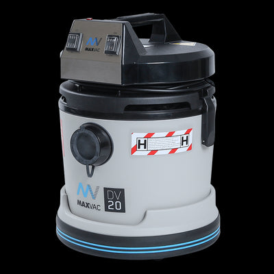 Powerful Industrial Dust Extractor for use in construction, woodwork shops, DIY and renovations - 20L Certified M-Class Vacuum MAXVAC Dura DV20-MBN - Dust Arrest
