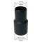 Antistatische rubberen eindmanchet 38 mm voor standaardslang