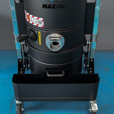 MAXVAC Supra Vacuum 470 Triple Motor, Teflon M Class Filter with 100Ltr Bin.  Manual filter clean, 5m x 50mm hose and accessory kit