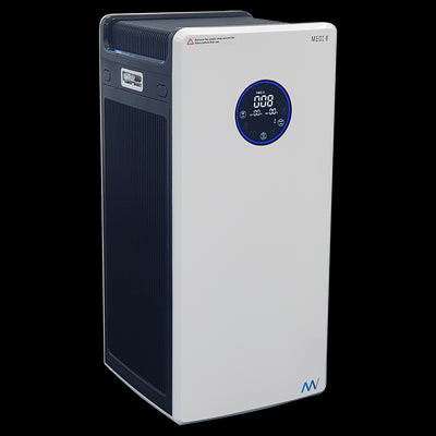 Commercial Air Purifiers with Medical Grade HEPA Filtration used in NHS hospitals, schools, offices and restaurants for removing airborne viruses, aerosols & bacteria-MAXVAC Medi 8 UVC & HEPA Air Purifier with Variable Air-flow 800m3/h-DustArrest.com